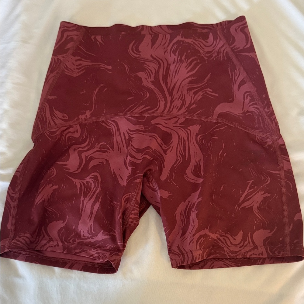 Gymshark Maroon Athletic Shorts